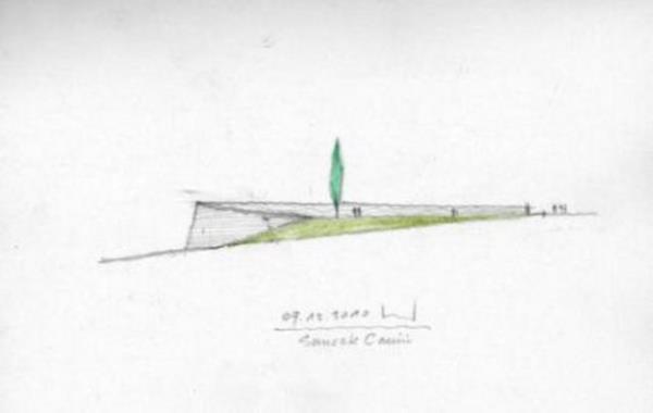 Arka ksmnda yer alan ktphanede zellikle dini konularda yksek lisans, doktora, mastr hazrlamak isteyenlerde gelip faydalanabilecek ve srekli yaayan bir ibadethane olarak hayatn devam ettirecek" ifadelerini kulland.