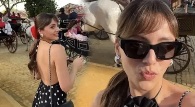 S�la T�rko�lu'nun �spanya tatilinden payla�t��� foto�raflarda en �ok konu�ulan detay, parma��ndaki tekta� y�z�k oldu.