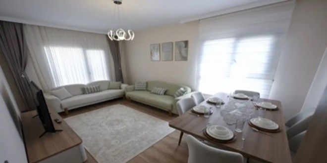 TOK�'nin 20 bin konutluk projesinde �rnek daire tan�t�ld�