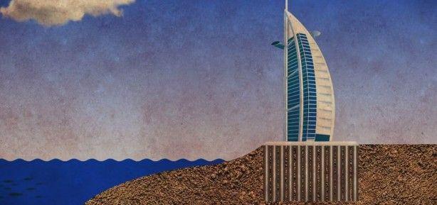 <strong>Zemin bu �ekilde daha fazla s�k��t�ktan sonra temel att�. Ayn� prensip, g�n�m�zde<span style="color:#A52A2A"> Dubai'deki Burj Al Arab </span>gibi ultra modern yap�larda da uyguland��� biliniyor.</strong>