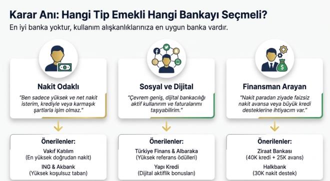 <p><strong>KUVEYT T�RK'TE PROMOSYON VE ALTIN PUAN D�NEM�</strong></p> <p>Kuveyt T�rk, emekli m��terilerine 15 bin 500 liraya varan promosyon imkan� sunuyor.</p> <p>Bankan�n kampanyas�nda:</p> <ul><li>12 bin TL'ye kadar emekli promosyonu,</li> <li>Yeni kredi kart� harcamas�na 1.000 TL alt�n puan,</li> <li>Yeni fatura talimatlar�na toplam 2.500 TL alt�n puan,</li> <li>�cretsiz para transferleri,</li> <li>Aidats�z Sa�lam Kart,</li> <li>�cretsiz HGS etiketi,</li> <li>Ayda �� kez �cretsiz ATM i�lemi yer al�yor.</li></ul>