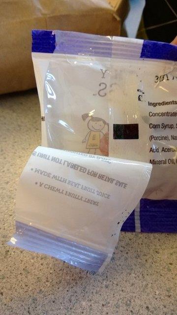 Bir trl yrtlmayan abur-cubur paketleri