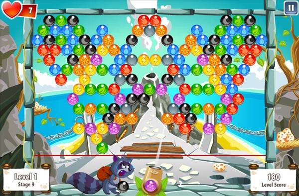 <p><b>25.Bubble Island</b></p>  <b>Gelitirici:</b> Wooga  <p><b>Aylk kullanc says:</b> 7.824.486</p>