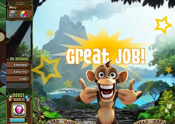 <p><b>8. Bubble Safari</b></p>  <b>Gelitirici:</b> Zynga  <p><b>Aylk kullanc says:</b> 19.145.437</p>