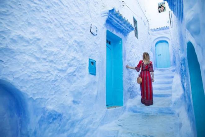 B�lgede zamanla bu gelenek t�m kasabaya yay�ld� ve Chefchaouen’in simgesi haline geldi.