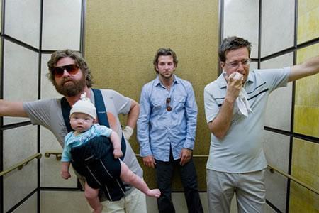 <p><b>6. The Hangover/Felekten Bir Gece (2009)</b></p>    Ynetmen: Todd Phillips  <p>Oyuncular: Zach Galifianakis, Bradley Cooper, Justin Bartha</p>