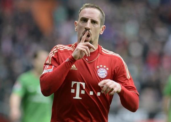 Orta saha: Franck Ribery (Bayern Mnih)