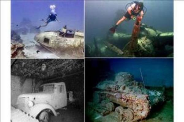 <p><b>Truk Lagoon Mikronezya:</b></p>   Mikronezya'da, Filipinler'in dousunda Pasifik okyanusunda yer alyor. Japon donanmasnn byk ksm burada yatyor. Genellikle s sularda yatan, uzunluklar 60-150 metre arasnda olan batklarn st rengarenk yumuak mercanlar ve anemonlarla kapl. Lagun olduu iin aknt ve dalga yok, dallar rahat, yln her gn dalmak mmkn. Gr mesafesi 20-30 metre, su scakl 27-30 C. Dalglar iin tam bir cennet olduu sylenirken, bu hayalet donanmay grmeye giden dalglardan geri dnen olmad da syleniyor.