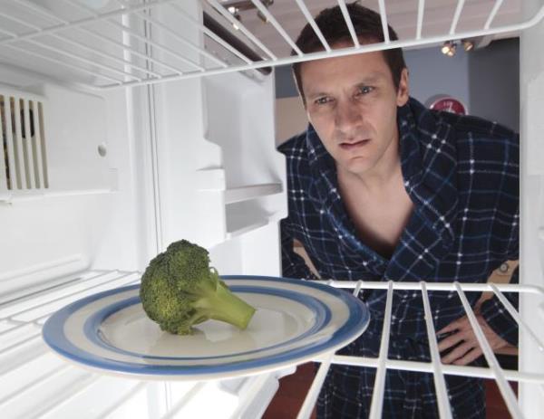 Evde yiyecek hibir ey kalmam.