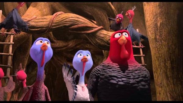 Filmde, Reggie isimli hindinin kendisini ylba ziyafeti iin Beyaz Saray'da hazrlanrken bulmas ve ardndan Jake isimli baka bir hindiyle saraydan kaarken kendilerini ylbanda ilk kez frnda hindi yaplan tarihe gitmeleri konu ediliyor.