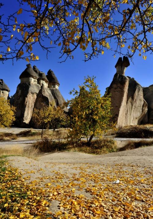 Kapadokya'da sonbahar gzellii