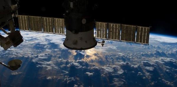 Brezilya yaknlarnda ekilen fotorafta, Atlantik Okyanusu zerindeki frtna bulutlar grlyor.