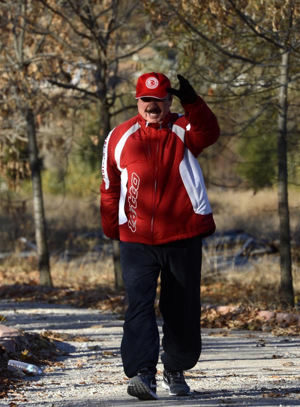 AK Parti Adana Milletvekili Necati etinkaya da sabah sporu yapt.