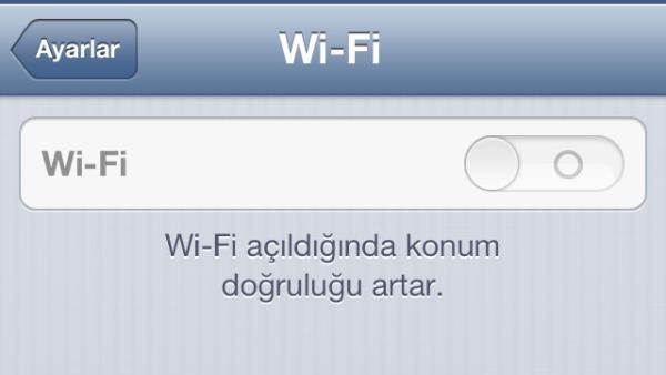 - Kullanmadnzda bluetooth ve Wi-Fi kapal olsun.