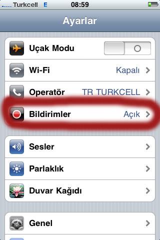 - Bildirim alacanz app saysn minimuma indirin.