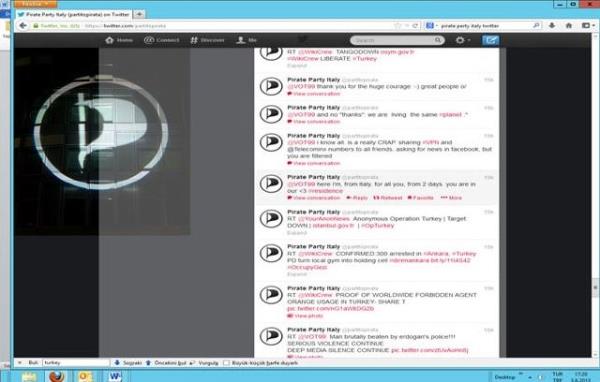 Polisin Boazii Kprs'n kapatt da atlan tweet'ler arasnda.