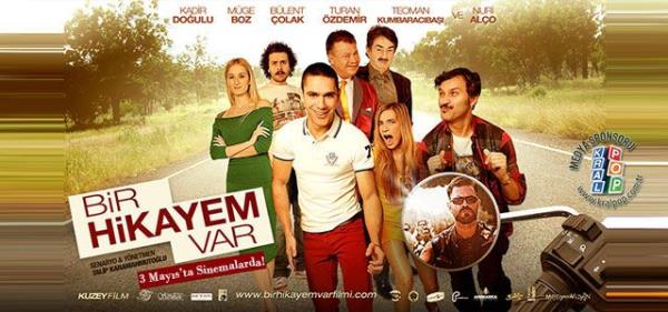 <P>Bir Hikayem Var</P>    Kadir Do�ulu, Emre Sungur, B�lent �olak, Nuri Al�o, Haldun Boysan, M�ge Boz, Co�kun G��en'in ba�rol�nde yer ald��� komedi t�r�ndeki "Bir Hikayem Var" adl� filmin senaryosunu ve y�netmenli�ini Talip Karamahmuto�lu �stlendi.    Film, kendi filmini �ekme hayaliyle en yak�n arkada�lar� Okay ve Aras ile yola koyulan Mert'in ya�ad�klar�n� anlat�yor.