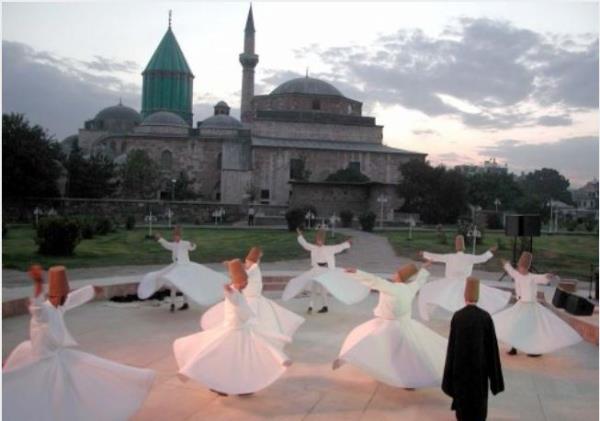 42 KONYA  Mevlana Trbesi, Alaeddin Tepesi ve Camii, Karatay Medresesi, atalhyk Antik Kenti, Akehir Nasrettin Hoca enlikleri,   Balatini Maaras, Ilgn Kaplcalar