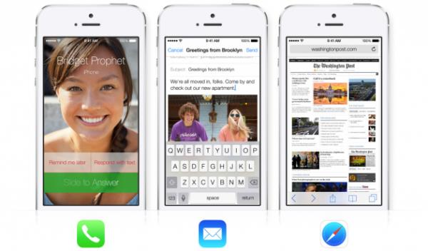 iOS 7 tan�t�ld�.. �lk g�r�nt�ler