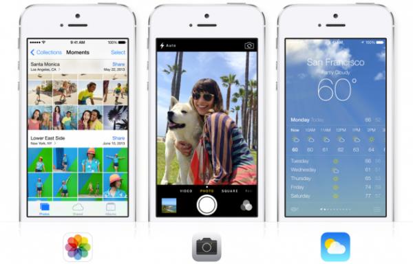 iOS 7 tan�t�ld�.. �lk g�r�nt�ler