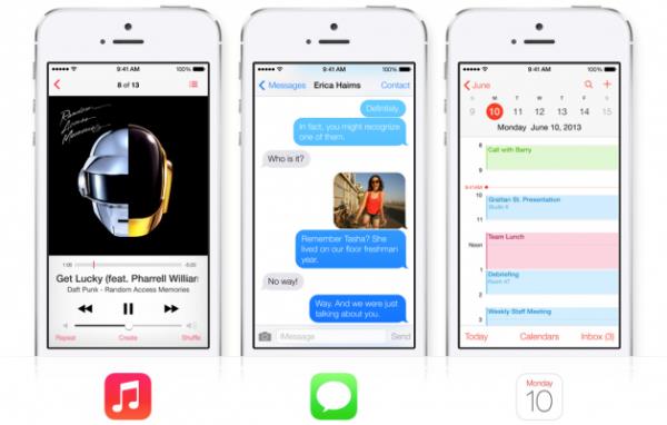 iOS 7 tan�t�ld�.. �lk g�r�nt�ler