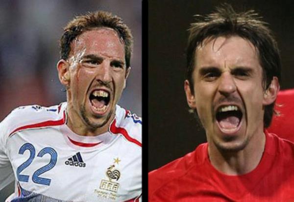 FRANK RIBERY - GARY NEVILLE