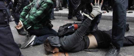 <b>Amerikan polisinin Wallstreet olaylar�na m�dahalesi</b>