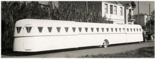 Geni�leyen Karavan (Fransa, 1934)     Bir Frans�z m�hendis taraf�ndan tasarlanan geni�letilebilir karavan.
