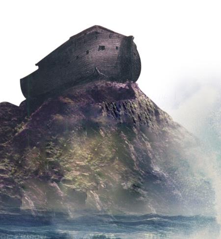 Hz. Nuh'un gemisi tufandan kurtuldu.