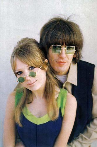 George Harrison ve Pattie Boyd (Boyd, Harrison'n ve Eric Clapton'n eski ei)