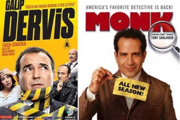 <p><b>Galip Dervi - Monk:</b></p>   leri dzeyde takntl ancak bir o kadar da zeki dedektif Monk'un Trkiye uyarlamas Galip Dervi. Dizinin tutup tutmad bilinmiyor. Hala deneme aamasnda olan dizinin barolnde Engin Gnaydn var.