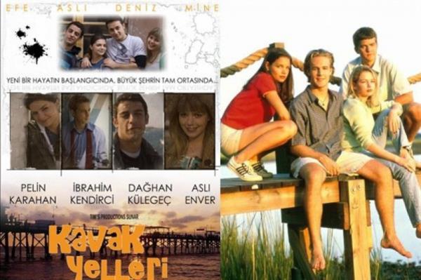 <p><b>Kavak Yelleri - Dawson's Creek:</b></p>   AKP milletvekili amil Tayyar'n Trk aile yapsn bozmak zere retilen bir proje olduunu ileri srd Kavak Yelleri dizisi Dawson's Creek adl yapmdan uyarlamayd. ok tuttu, sezonlarca srd.