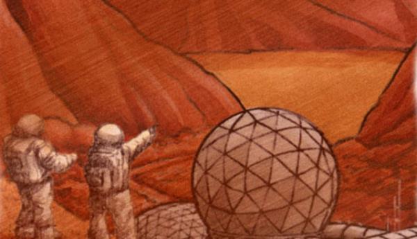 2183-Mars?taki koloni nkleer ulus haline geliyor ve Dnya?dan bamszlk istiyor. (ABD?nin ngiltere?den bamszlk istedii tarzda?)