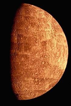 Merkr gezegeninin yzeyinin scakl gn iinde 430 dereceye kar; gece ise 180 dereceye der.