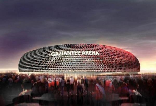 GAZANTEP ARENA: 103 dnm arazi zerine yaplyor. 27 Aralk?ta ihalesi yaplacak. 33 bin seyirci kapasiteli. Tribn altlar sporlar ile deerlendirilecek.