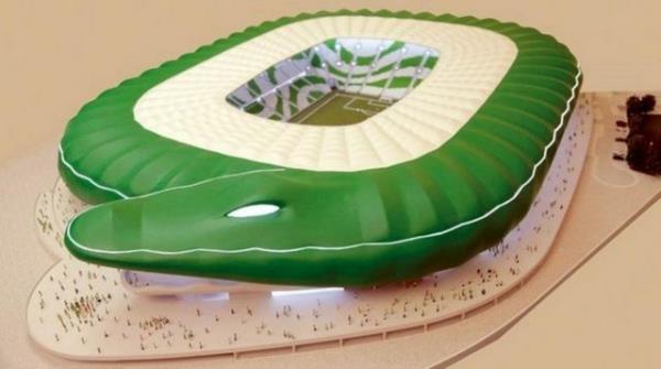 BURSA?NIN TMSAH ARENASI: Bursa Bykehir Belediyesi ile imzalanan protokolle yaplyor. 45 bin seyirci kapasiteli. Stadyumun kaba inaat byk oranda tamamland. Tribn altlar spor salonu olacak. Stadyum altnda konferans salonlar, kafeterya, alveri merkezi olacak.