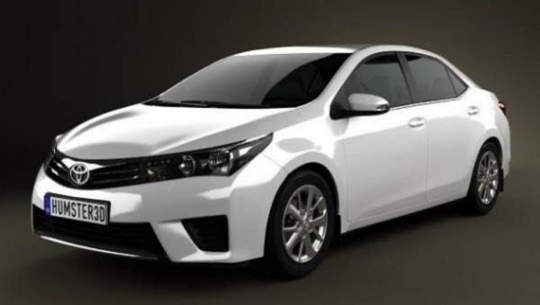 <b>Toyota Corolla 1.4</b>  <p>2013 827 TL</p>  2014 860 TL