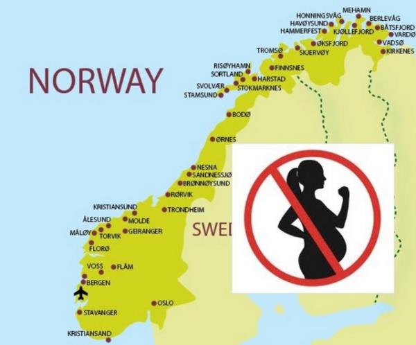 <p><b>Doum kontrol oran en yksek lke: Norve</b></p>   Norve, kadnlarnn %88'inin doum kontrol yntemi uygulad bir lke olarak birinci.