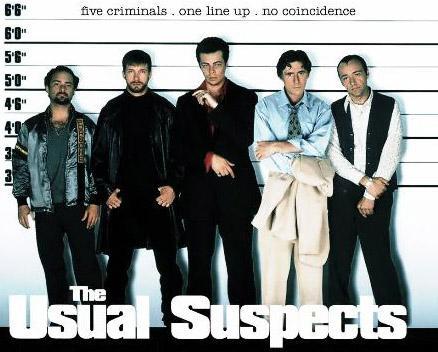 <p><b>USUAL SUSPECTS (OLAAN PHELLER)</b></p>    Ynetmen: Bryan Singer (1995)