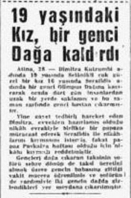 1962 Olimpos Da'nda olaylar olaylar...