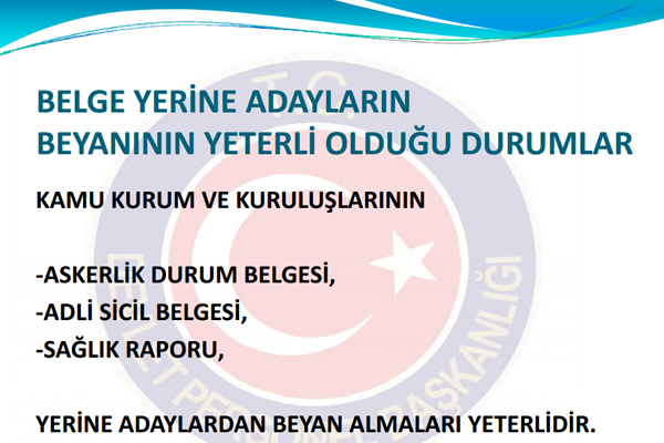 Devlet Personel Bakanl, kurumlarn KPSS ile yerleen adaylarn atamalarn yaparken dikkat edecei hususlar ieren bir rehber yaymlad.