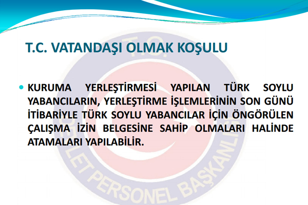 Devlet Personel Bakanl, kurumlarn KPSS ile yerleen adaylarn atamalarn yaparken dikkat edecei hususlar ieren bir rehber yaymlad.