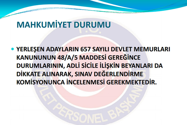 Devlet Personel Bakanl, kurumlarn KPSS ile yerleen adaylarn atamalarn yaparken dikkat edecei hususlar ieren bir rehber yaymlad.
