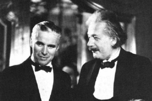Charlie Chaplin ve Albert Einstein