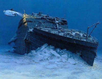 <b>Titanic'in batt�ktan sonra deniz dibindeki ilk foto�raf�</b>