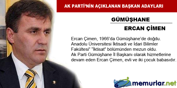 <b>te daha nce kesinleen adaylar</b>