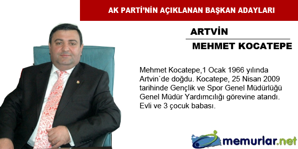 <b>te daha nce kesinleen adaylar</b>