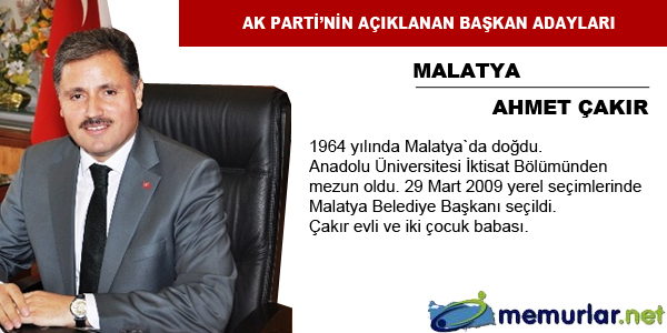 <b>te daha nce kesinleen adaylar</b>