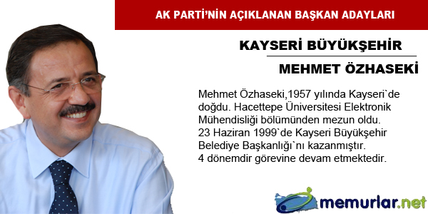 <b>te daha nce kesinleen adaylar</b>