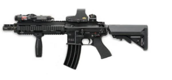 Mehmetik-1'in yakn muharebe ve hcre basknlarnda kullanlmak zere lazer taklabilen 3 kilogram arlndaki versiyonu da bulunuyor.